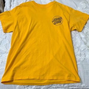 yellow santa cruz t shirt